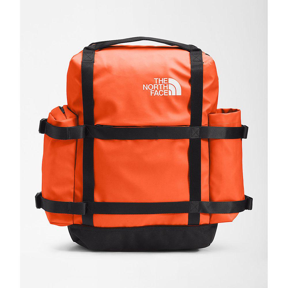 The North Face Commuter Pack—S Ανδρικα Σακιδιο Πλατησ - Κοκκινα Πορτοκαλι / Μαυρα (HXNA45201)